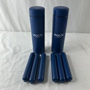 2X Mochi Health Insulated Metal Bottle Cooler Gel Packs Travel Container Peptide